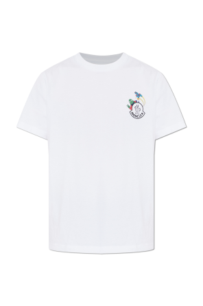 T-shirt with printed logo
