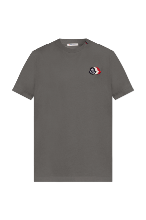 T-shirt z naszywką logo
