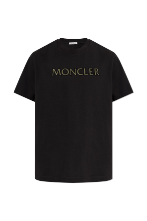 T-shirt with embroidered logo