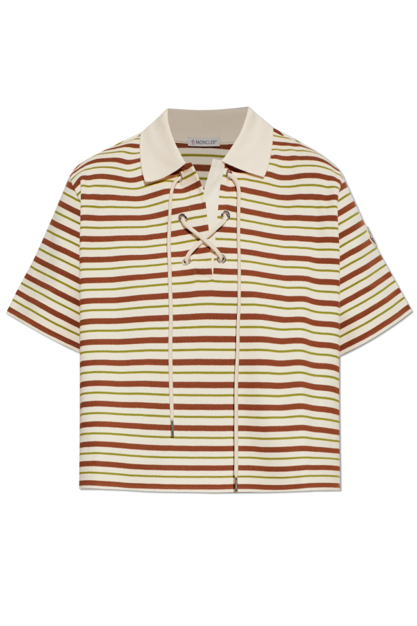 Short polo with logo od Moncler