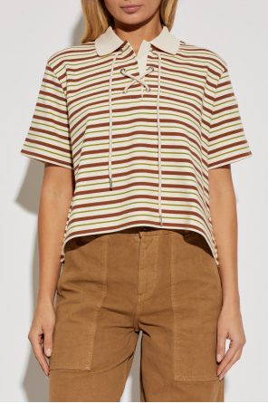 Moncler Short polo with logo