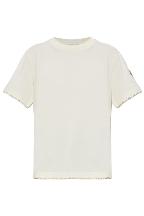 T-shirt with decorative trim od Moncler