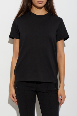 Moncler T-shirt with logo on the sleeve