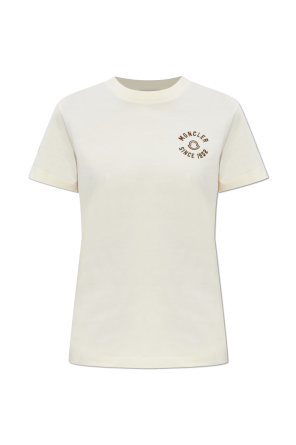 T-shirt with logo patch