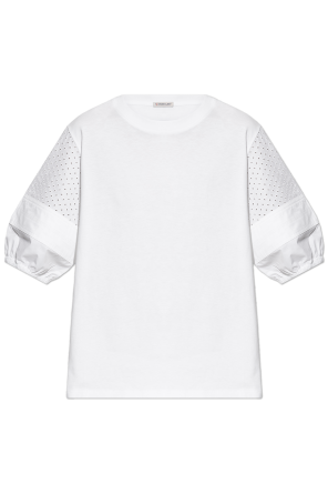 Top with puff sleeves