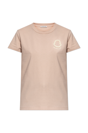 T-shirt with embroidered logo