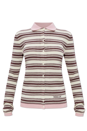 Cardigan with logo