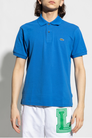 Lacoste Camisa Polo Masculina Premium De Elastano Azul