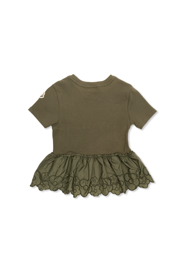 Moncler Enfant Top with a floral motif