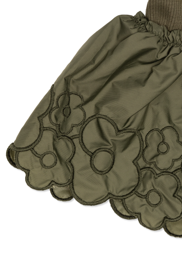 Moncler Enfant Top with a floral motif