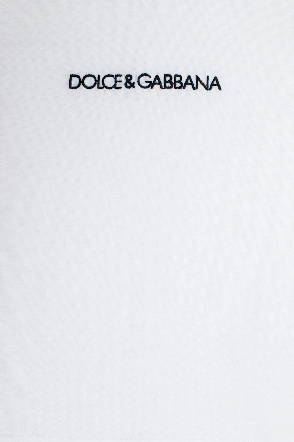 dolce ruffled & Gabbana Kids logo-patch low-top sneakers Bianco Logo T-shirt