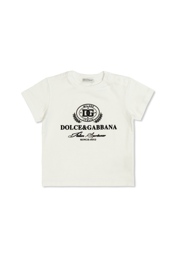 T-shirt with logo od Dolce & Gabbana Kids