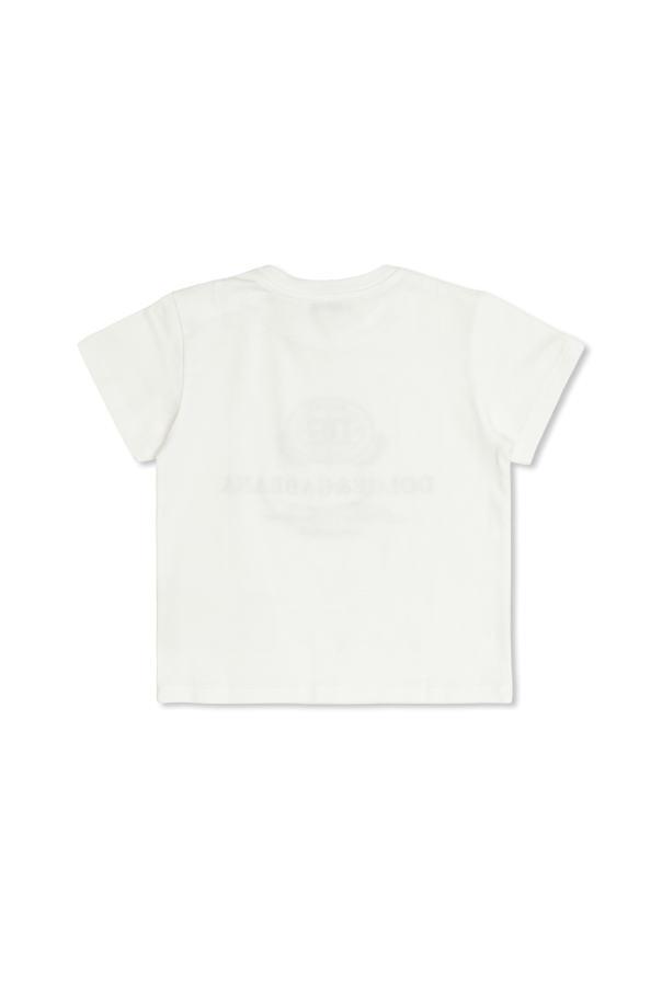Dolce & Gabbana Kids Camiseta com logotipo
