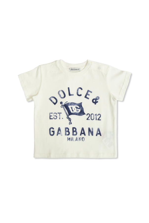T-shirt with print od Dolce & Gabbana Kids