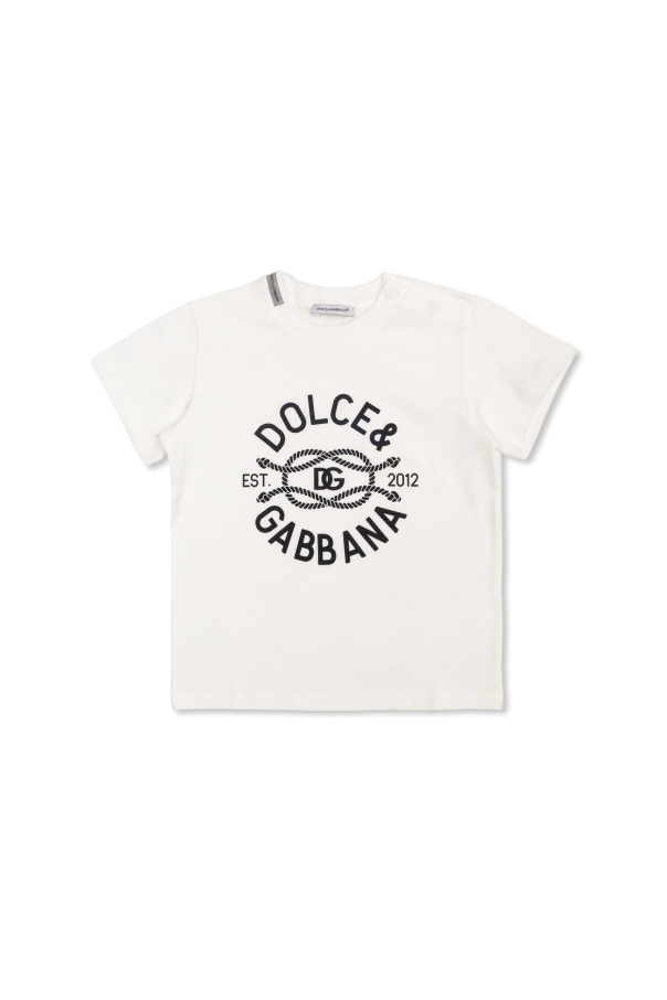 T-shirt with print od Dolce & Gabbana Kids
