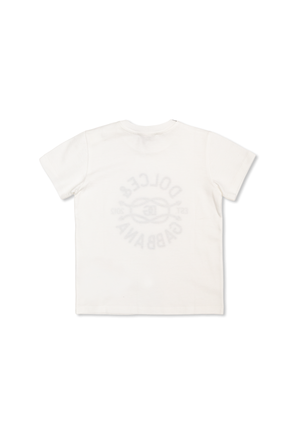 Dolce & Gabbana Kids Tričko s potlačou