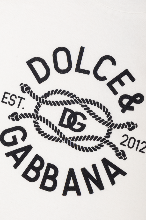 Dolce & Gabbana Kids Tričko s potlačou