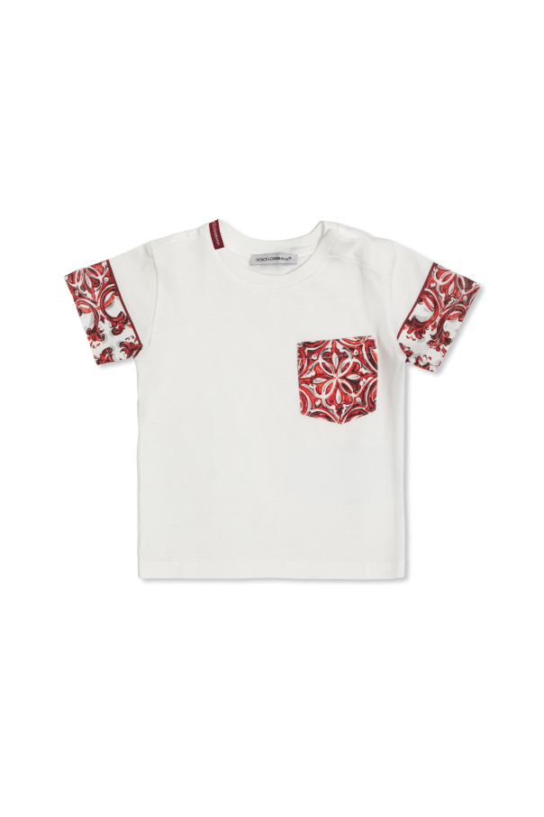 T-shirt with pocket od Dolce & Gabbana Kids