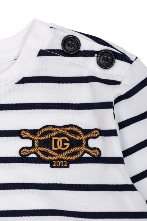 Dolce & Gabbana Kids T-shirt às riscas