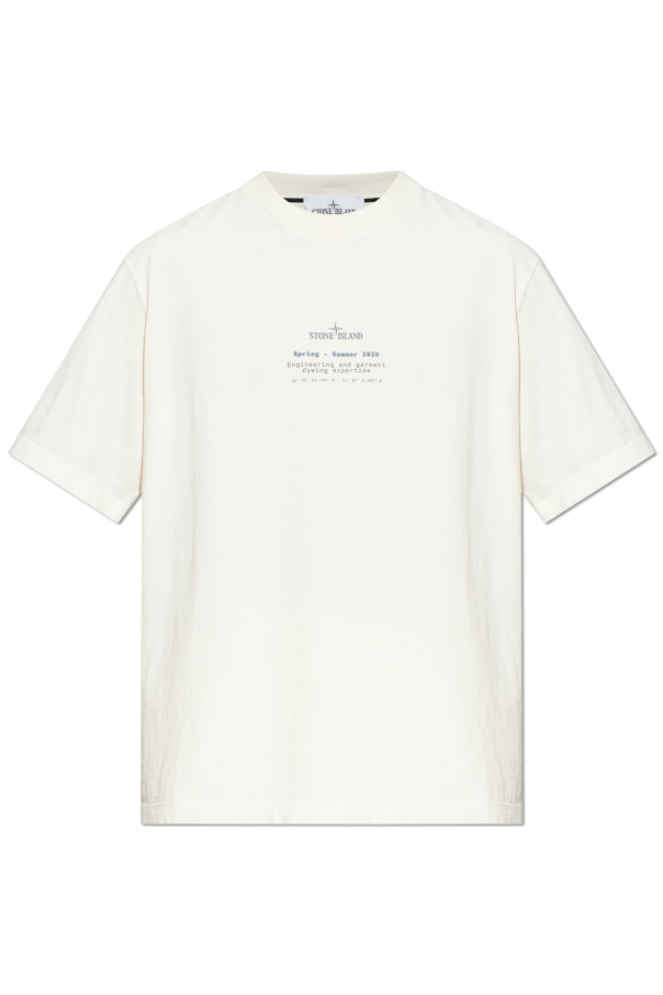 T-shirt with print od Stone Island