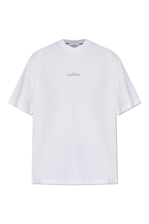 T-shirt with printed logo