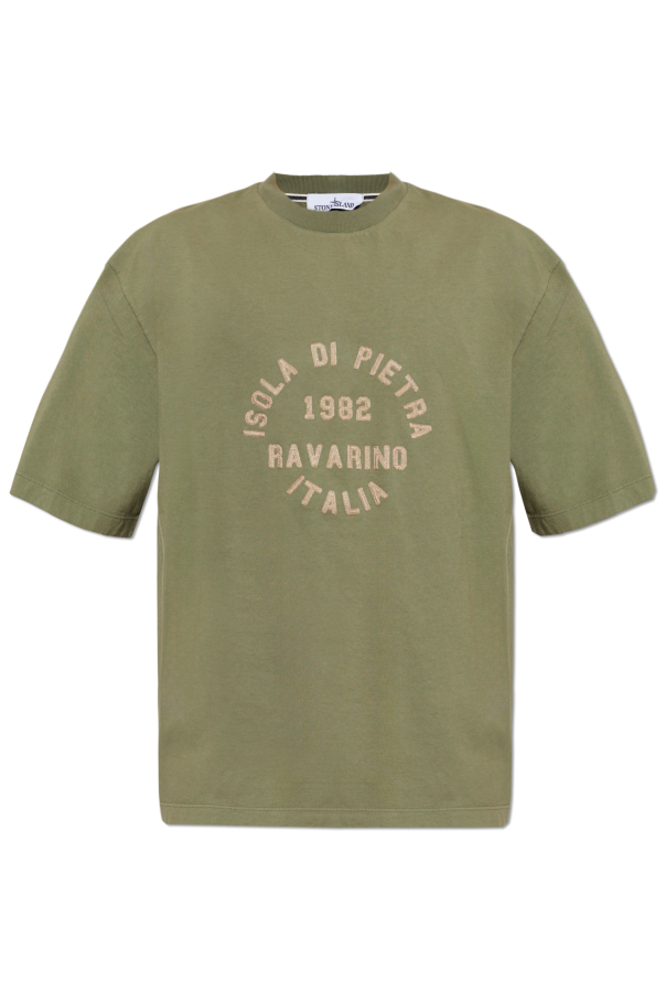Stone Island T-shirt with embroidered logo
