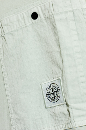 Stone Island T-shirt z kieszenią