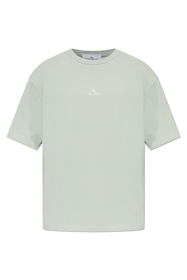 Stone Island T-shirt with embroidered logo