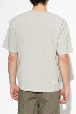 Stone Island T-Shirt mit gesticktem Logo