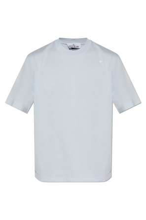 Camiseta con logo bordado