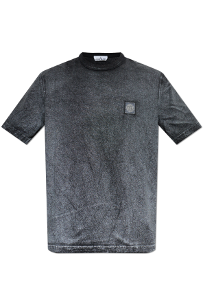 Camiseta con parche de logo