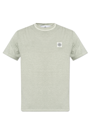 T-shirt with logo patch