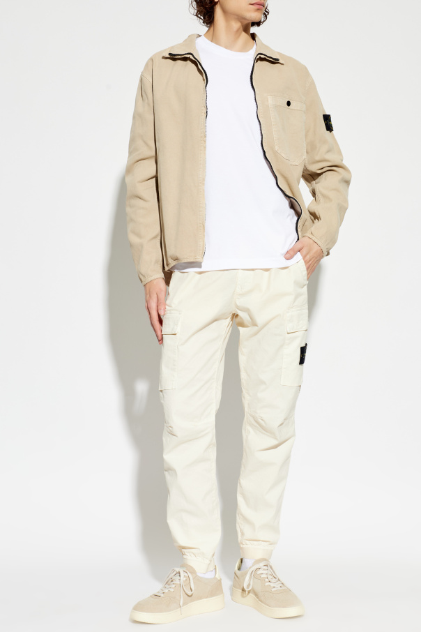 Stone Island T-shirt with logo patch