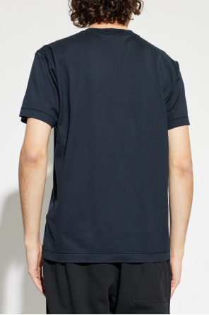 Stone Island T-shirt com aplicação de logótipo