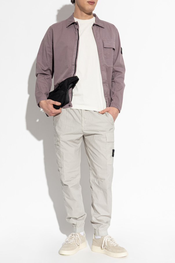 Stone Island T-shirt with logo patch