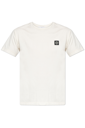 T-shirt with logo patch