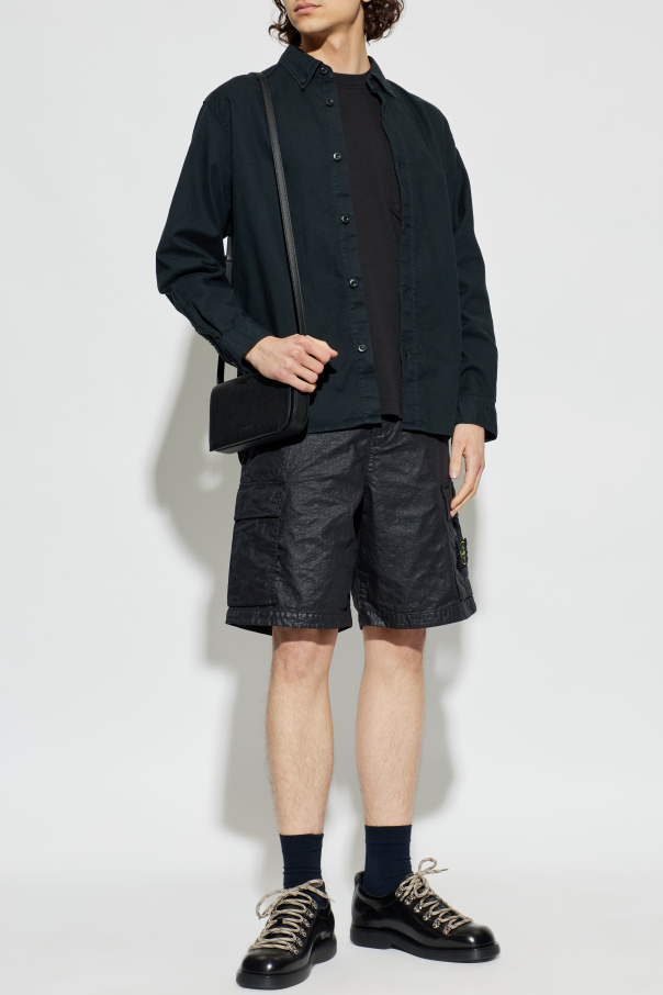 Stone Island T-shirt z kieszenią