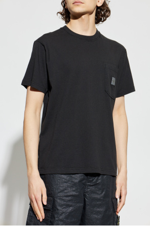 Stone Island T-shirt z kieszenią