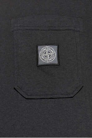 Stone Island T-shirt z kieszenią