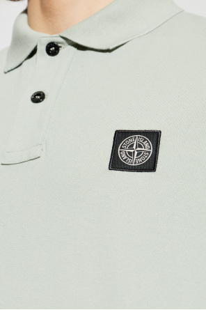 Stone Island Polo mit Logo-Patch
