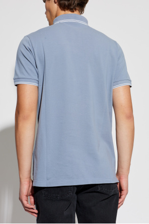 Stone Island Polo mit Logo-Patch