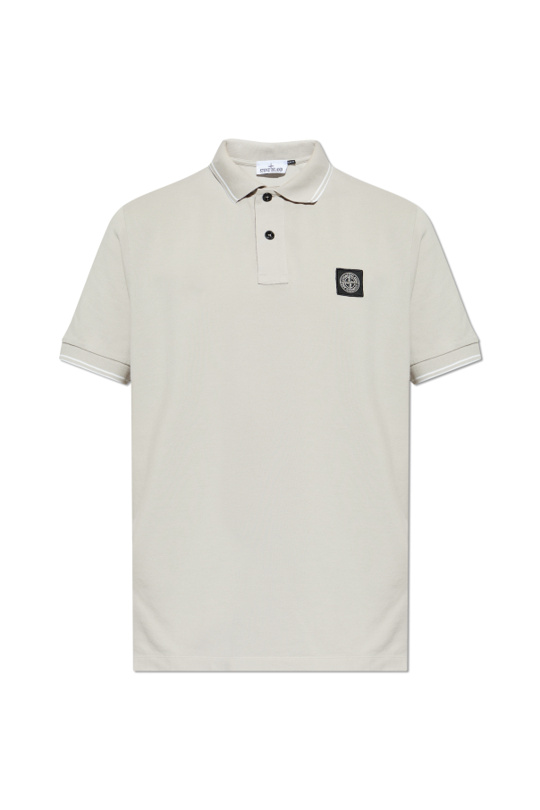 Stone Island Polo shirt with logo patch