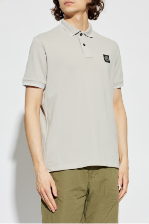 Stone Island Polo shirt with logo patch