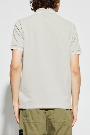 Stone Island Polo shirt with logo patch