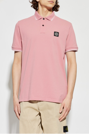 Stone Island Polo with logo patch