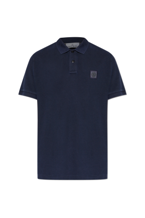 Polo con parche con logo