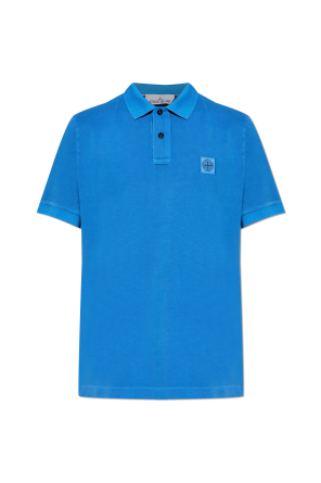 Polo con parche con logo