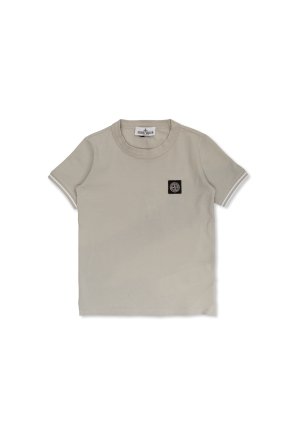 Camiseta con parche de logo