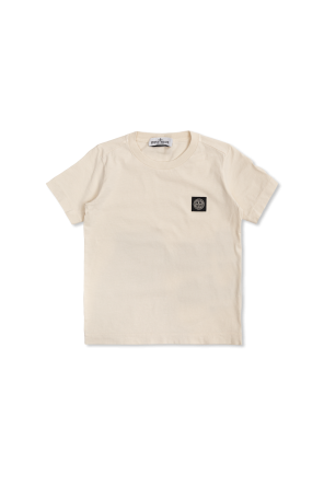 T-shirt z naszywką z logo