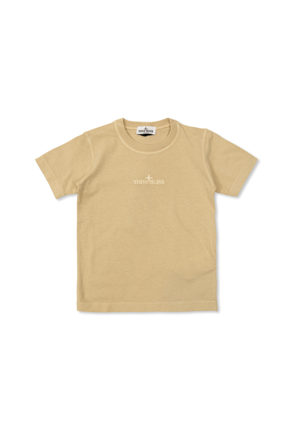 T-shirt with logo od Stone Island Junior